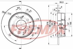 Icer 78BD04122 - DISCOS DE FRENO TRASEROS