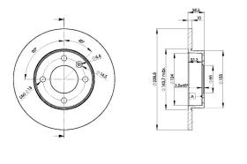 Icer 78BD33252 - DISCOS DE FRENO DELANTEROS