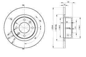 Icer 78BD47542 - DISCOS DE FRENO TRASEROS