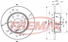 78BD56162 - DISCOS DE FRENO TRASEROS