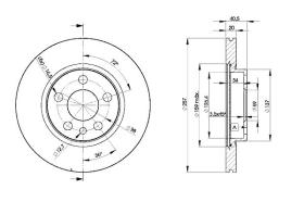 Icer 78BD46832 - DISCOS DE FRENO DELANTEROS