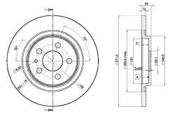 Icer 78BD46792 - DISCOS DE FRENO TRASEROS