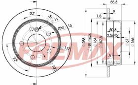 Icer 78BD64702 - DISCOS DE FRENO TRASEROS