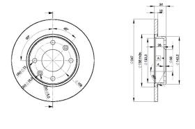 Icer 78BD46092 - DISCOS DE FRENO TRASEROS