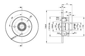 Icer 78BD33931 - DISCOS DE FRENO TRASEROS