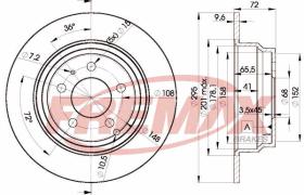 Icer 78BD79402 - DISCOS DE FRENO TRASEROS