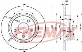  78BD39622 - DISCOS DE FRENO TRASEROS