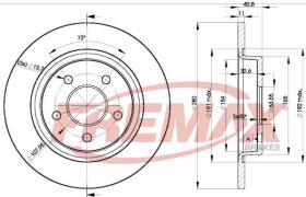 Icer 78BD39622 - DISCOS DE FRENO TRASEROS