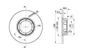 Icer 78BD25002 - DISCOS DE FRENO DELANTEROS