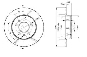 Icer 78BD42962 - DISCOS DE FRENO TRASEROS (SIN TORNILLOS)