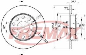  78BD36372 - DISCOS DE FRENO TRASEROS