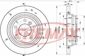  78BD31532 - DISCOS DE FRENO TRASEROS
