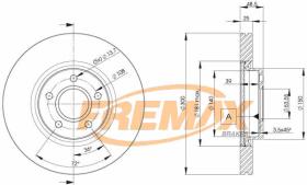 Icer 78BD39372 - DISCOS DE FRENO DELANTEROS