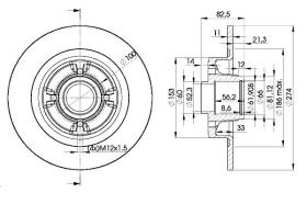 Icer 78BD63281 - DISCOS DE FRENO TRASEROS