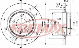 Icer 78BD55632 - DISCOS DE FRENO TRASEROS