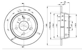 Icer 78BD63812 - DISCOS DE FRENO TRASEROS