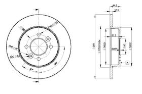 Icer 78BD42952 - DISCOS DE FRENO TRASEROS