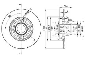 Icer 78BD50061 - DISCOS DE FRENO TRASEROS