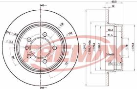 Icer 78BD46472 - DISCOS DE FRENO TRASEROS