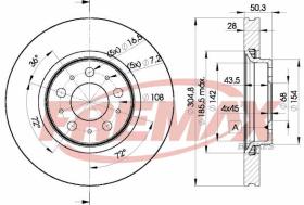 Icer 78BD40452 - DISCOS DE FRENO DELANTEROS