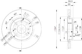 Icer 78BD47002 - DISCOS DE FRENO DELANTEROS