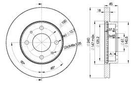 Icer 78BD58002 - DISCOS DE FRENO