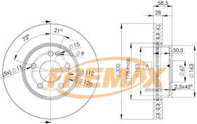 Icer 78BD04152 - DISCOS DE FRENO DELANTEROS