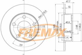 Icer 78BD27462 - DISCOS DE FRENO TRASEROS