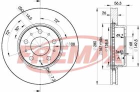 Icer 78BD65672 - DISCOS DE FRENO