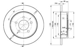 Icer 78BD10232 - DISCOS DE FRENO TRASEROS