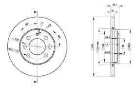 Icer 78BD56072 - DISCOS DE FRENO DELANTEROS