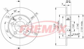 Icer 78BD53112 - DISCOS DE FRENO TRASEROS