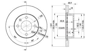 Icer 78BD75002 - DISCOS DE FRENO DELANTEROS