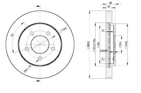 Icer 78BD53472 - DISCOS DE FRENO