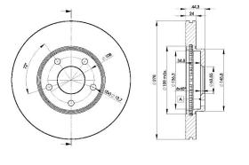 Icer 78BD59802 - DISCOS DE FRENO DELANTEROS