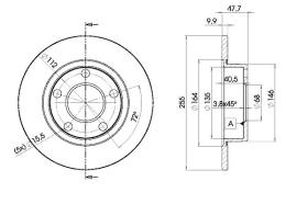 Icer 78BD40622 - DISCOS DE FRENO TRASEROS