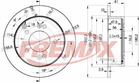 Icer 78BD29052 - DISCOS DE FRENO TRASEROS