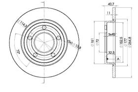 Icer 78BD32752 - DISCOS DE FRENO TRASEROS