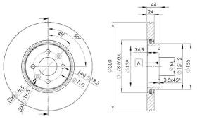 Icer 78BD78981 - DISCOS DE FRENO TRASEROS CON RODAMIENTO