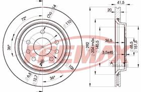 Icer 78BD91142 - DISCOS DE FRENO TRASEROS