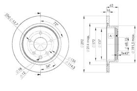 Icer 78BD20712 - DISCOS DE FRENO TRASEROS