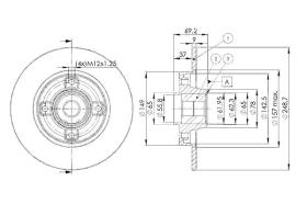  78BD47451 - DISCOS DE FRENO TRASEROS