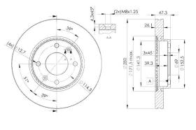 Icer 78BD51722 - DISCOS DE FRENO DELANTEROS