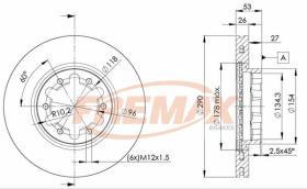 Icer 78BD60312 - DISCOS DE FRENO DELANTEROS