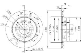 Icer 78BD86752 - DISCOS DE FRENO TRASEROS