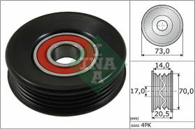 LUK - INA - FAG 531085310 - RODILLO TENSOR CORREA AUXILIA