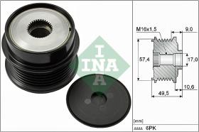 LUK - INA - FAG 535018910 - POLEA LIBRE DE ALTERNADOR