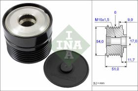 LUK - INA - FAG 535019210 - POLEA LIBRE DE ALTERNADOR