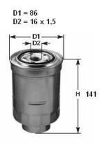 Blue Print ADG02366 - FILTRO COMBUSTIBLE