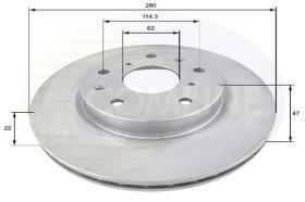  ADK84326 - DISCO DE FRENO FIAT PKW